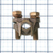 Penn Union Bronze Heavy-Duty Parallel Clamp - 250 Kcmil To 350 Kcmil Copper (Main) 10 Str. To 350 Kcmil Copper (Tap) (VT3)