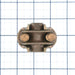 Penn Union Bronze Heavy-Duty Parallel Clamp - 250 Kcmil To 350 Kcmil Copper (Main) 10 Str. To 350 Kcmil Copper (Tap) (VT3)