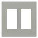 Lutron Vareo Wall Plate 2-Gang Accessory Gray (VWP-2R-GR)