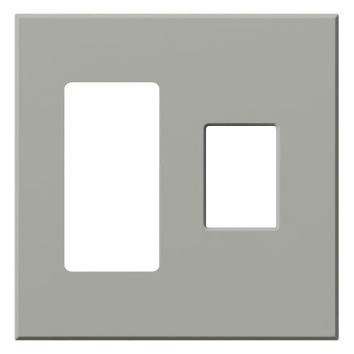 Lutron Vareo Wall Plate 2-Gang 1 Accessory/1 Dimmer Green Briar (VWP-2RC-GR)