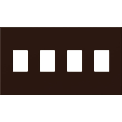 Lutron Vareo Wall Plate 4-Gang Brown (VWP-4-BR)