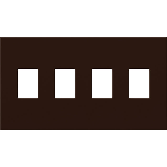 Lutron Vareo Wall Plate 4-Gang Brown (VWP-4-BR)