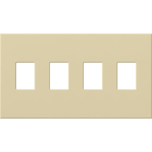 Lutron Vareo Wall Plate 4-Gang Ivory (VWP-4-IV)