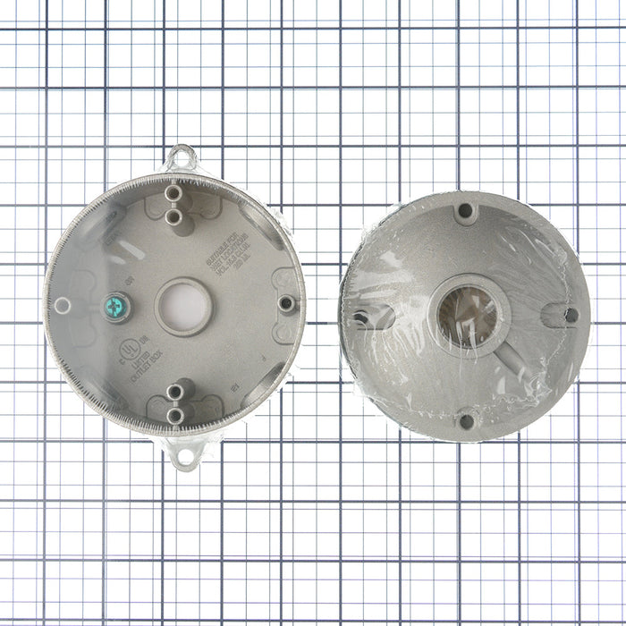 RAB Weatherproof Round Box 1/2 Inch One 3/4 Inch Hole Cover (VXJ2)