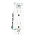 Leviton 15A Decora Weather And Tamper-Resistant Duplex Outlet (W5325-T0W)