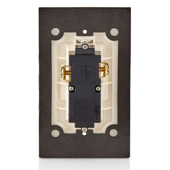 Leviton Decora Weather-Resistant Switch Single Pole 15A-120/277V Light Almond (W5601-2T)