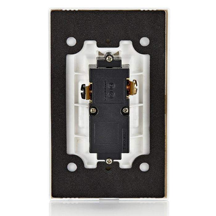 Leviton Decora Weather-Resistant Switch Single Pole 15A-120/277V White (W5601-2W)