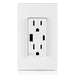 Leviton 15A Weather-Resistant USB Receptacle With Type A/Type C Ports 125V White (W5633-W)