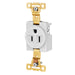 Bryant Single Receptacle Isolated Ground 15A 125V 5-15R White (5261W)