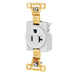 Bryant Single Receptacle 20A 125V 5-20R White (5361W)