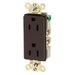 Bryant Style Duplex Receptacle 15A 125V 5-15R Brown (9252)