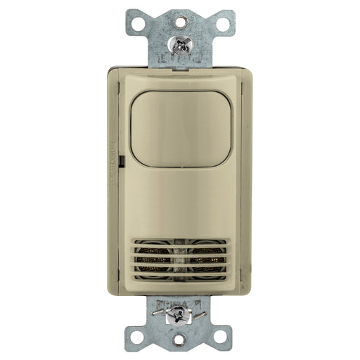 Bryant Wall Switch Sensor Dual Technology 1-Circuit No Button Ivory (MSD2000I1N)
