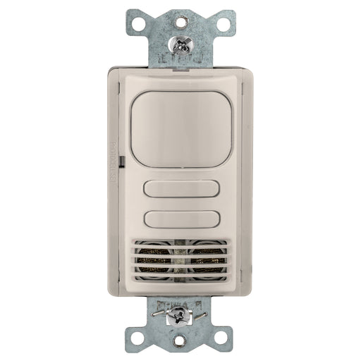 Bryant Wall Switch Sensor Dual Technology 2-Circuit Light Almond (MSD2000LA2)