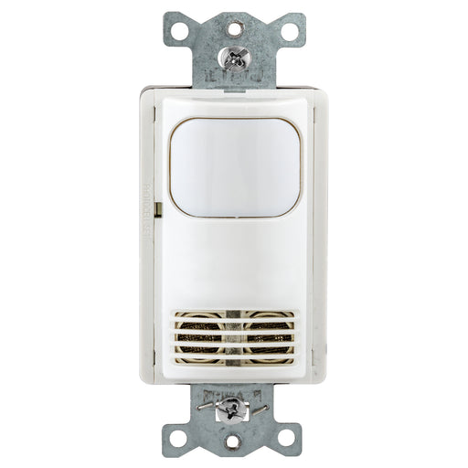 Bryant Wall Switch Sensor Dual Technology 2-Circuit No Button White (MSD2000W2N)