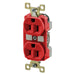 Bryant Weather Resistant Receptacle Duplex Heavy-Duty Industrial Grade 15A 125V Red (BRY5262REDWR)