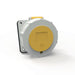 Bryant Pin And Sleeve C-IEC Receptacle 2-Pole 3-Wire 16A 100-130V IP67 (BRY316R4W)