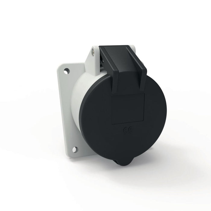 Bryant Pin And Sleeve C-IEC Receptacle 3-Pole 4-Wire 30A 3 Phase 600V IP44 (BRY430R5S)