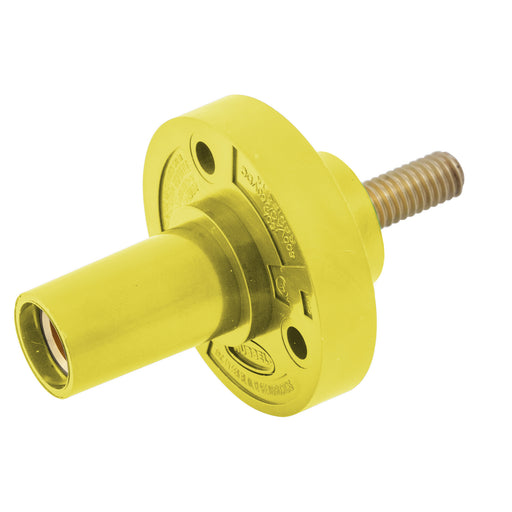 Bryant Single-Pole Series 15 Receptacle Stud 150A Yellow (HBL15FRSY)