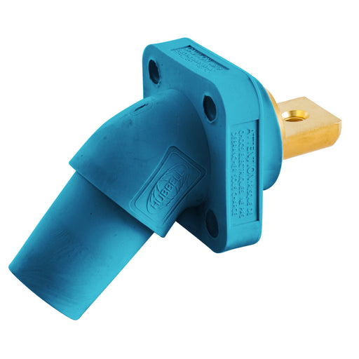 Bryant Single-Pole 300/400A Angled Receptacle Bus Bar Connection Blue (HBLFRABBL)
