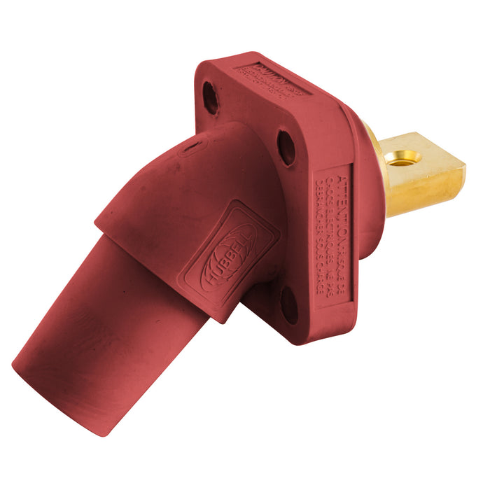 Bryant Single-Pole 300/400A Angled Receptacle Bus Bar Connection Red (HBLFRABR)