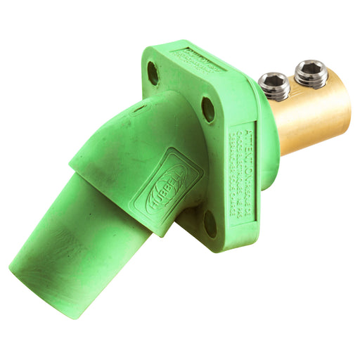 Bryant Single-Pole 300/400A Angled Receptacle Screw Green (HBLFRAGN)