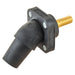 Bryant Single-Pole 300/400A Angled Receptacle Stud Black (HBLFRASBK)