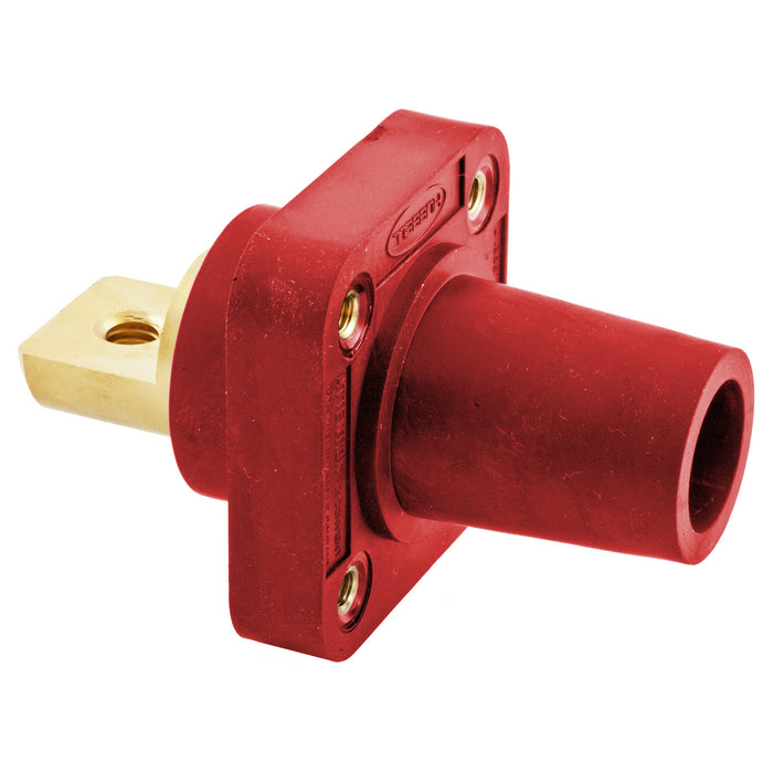 Bryant Single-Pole 300/400A Female Bus Bar Connection Receptacle Red (HBLFRBR)
