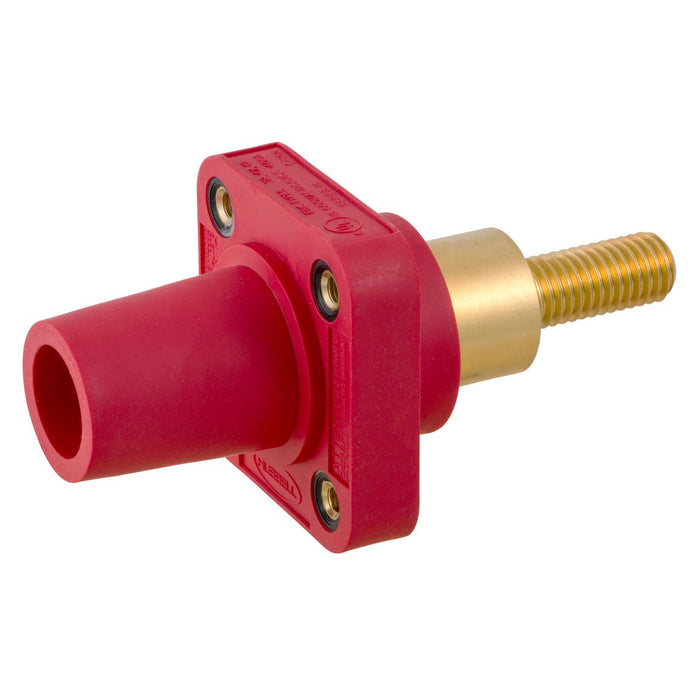 Bryant Single-Pole 300/400A Female Extra Long Stud Receptacle Red (HBLFRSCER)