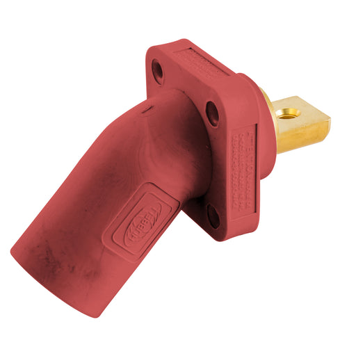 Bryant Single-Pole 300/400A Angled Inlet Bus Bar Connection Red (HBLMRABR)