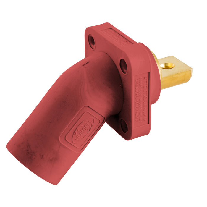 Bryant Single-Pole 300/400A Angled Inlet Bus Bar Connection Red (HBLMRABR)