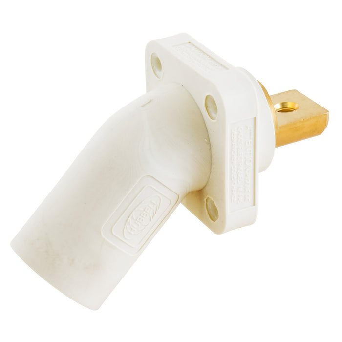 Bryant Single-Pole 300/400A Angled Inlet Bus Bar Connection White (HBLMRABW)