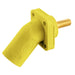 Bryant Single-Pole 300/400A Angled Inlet Stud Yellow (HBLMRASY)