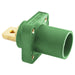 Bryant Single-Pole 300/400A Male Bus Bar Connection Receptacle Green (HBLMRBGN)