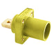 Bryant Single-Pole 300/400A Male Bus Bar Connection Receptacle Yellow (HBLMRBY)