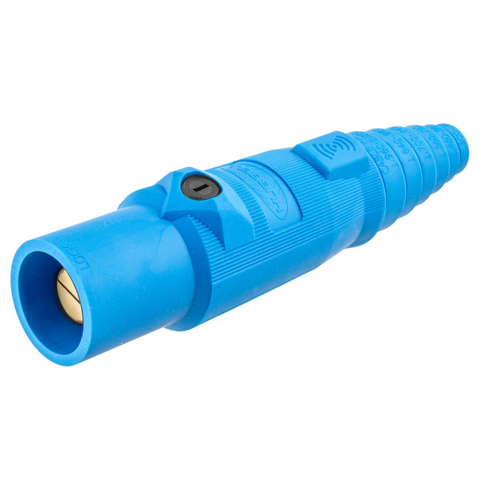 Bryant Single-Pole 300A Male Plug Blue RFID (HBLRF300MBL)