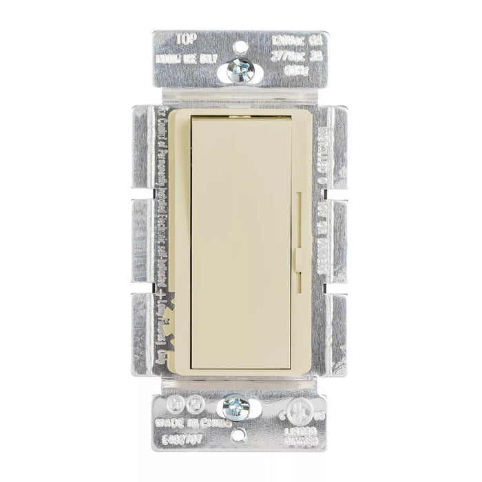 Bryant Lighting Controls Residential/Light Commercial Rocker Dimmer Switch 0-10V LED Single Pole Three-Way 10A 120V 5A 277V Ivory (LCD0108DI)