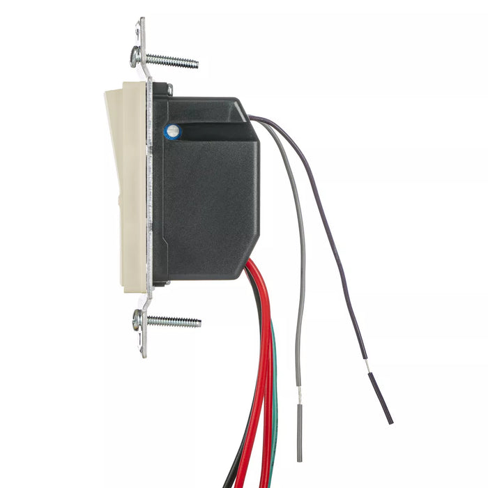 Bryant Lighting Controls Residential/Light Commercial Rocker Dimmer Switch 0-10V LED Single Pole Three-Way 10A 120V 5A 277V Ivory (LCD0108DI)