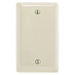 Bryant Wall Plate Jumbo 1-Gang Blank Light Almond (NPJJ13LA)