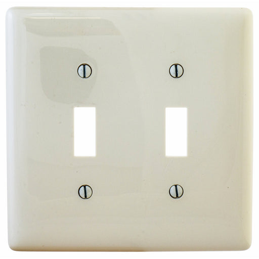 Bryant Wall Plate Jumbo 2-Gang Toggle Light Almond (NPJJ2LA)