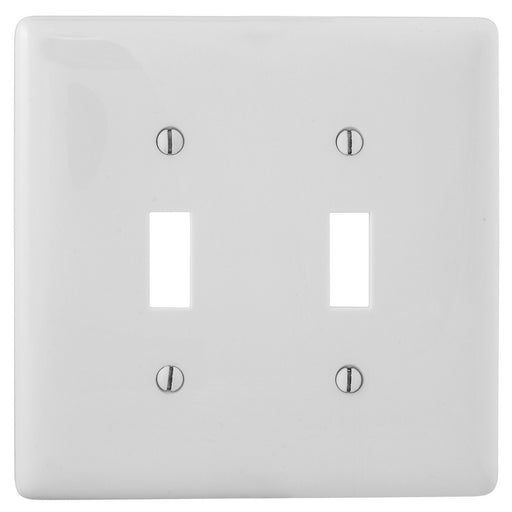 Bryant Wall Plate Jumbo 2-Gang Toggle White (NPJJ2W)