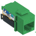 Bryant Jack NetSelect CAT5e 8-Position Universal A/B Green 24 Pack (NSJ5EGN24)