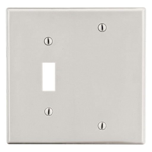 Bryant Wall Plate Mid-Size 2-Gang 1 Toggle/1 Blank Light Almond (PJ113LA)