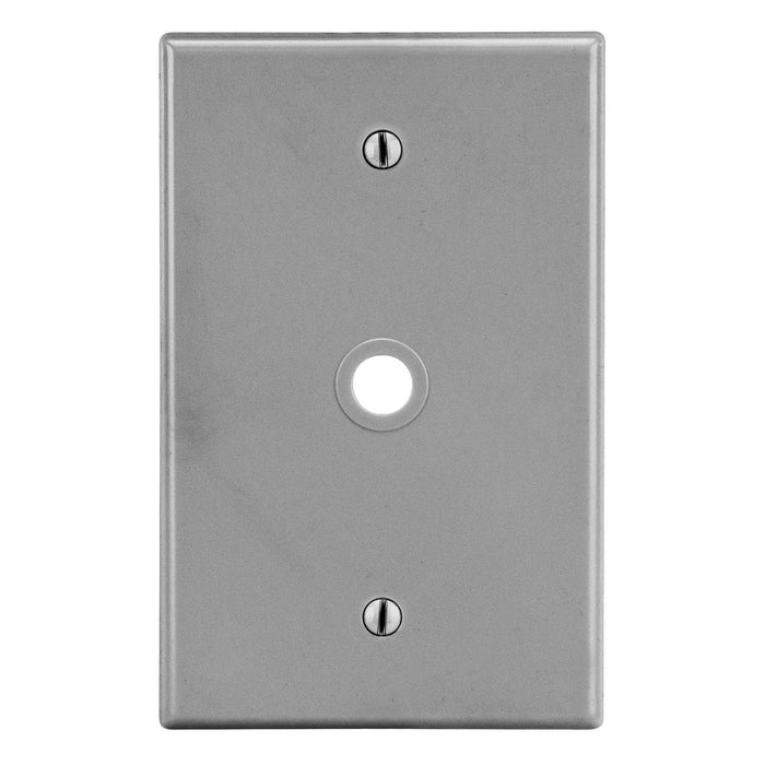 Bryant Wall Plate 1-Gang .406 Inch Opening Box Mount Gray (P11GY)