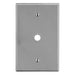 Bryant Wall Plate 1-Gang .406 Inch Opening Box Mount Gray (P11GY)