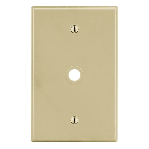 Bryant Wall Plate 1-Gang .406 Inch Opening Box Mount Ivory (P11I)