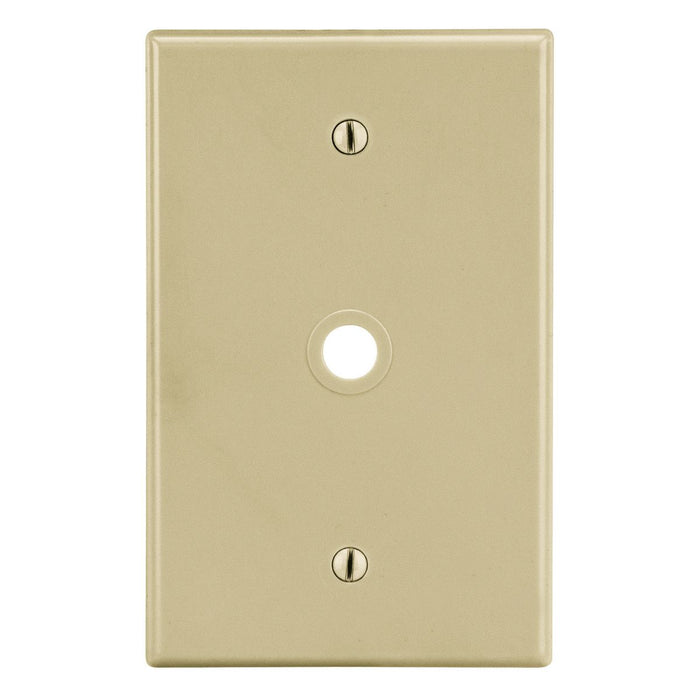 Bryant Wall Plate 1-Gang .406 Inch Opening Box Mount Ivory (P11I)