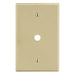 Bryant Wall Plate 1-Gang .406 Inch Opening Box Mount Ivory (P11I)