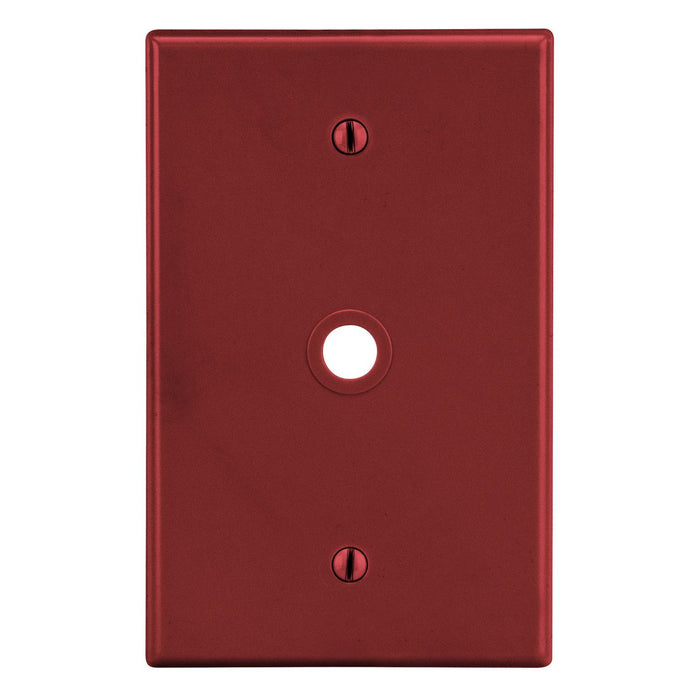 Bryant Wall Plate 1-Gang .406 Inch Opening Box Mount Red (P11R)