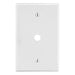 Bryant Wall Plate 1-Gang .406 Inch Opening Box Mount White (P11W)