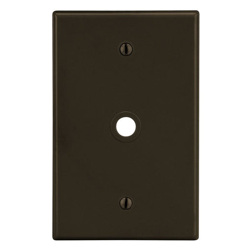 Bryant Wall Plate 1-Gang .406 Inch Opening Box Mount Brown (P11)